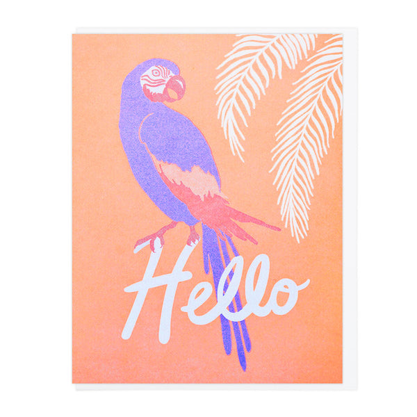 Hello Tropical Bird Card
