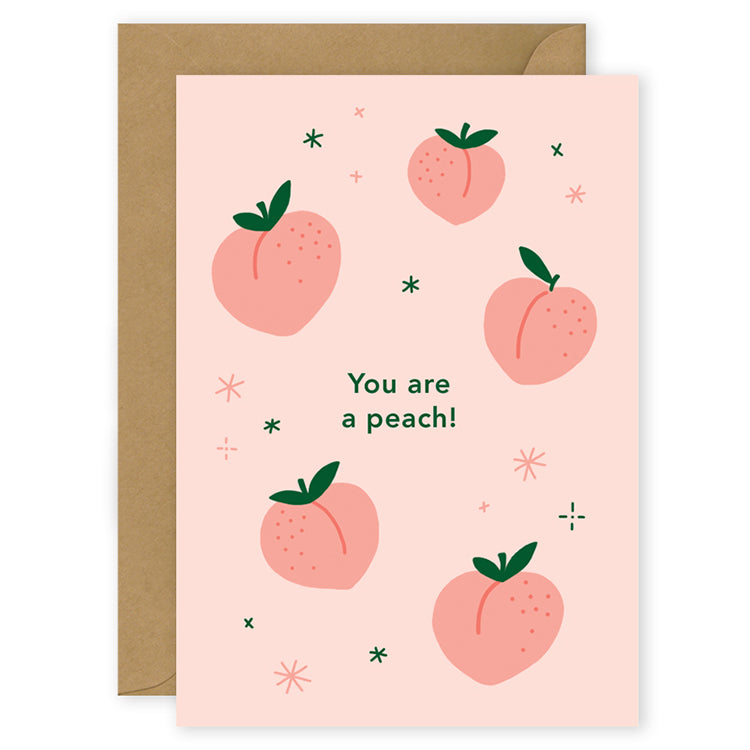 You Are a Peach Greeting Card